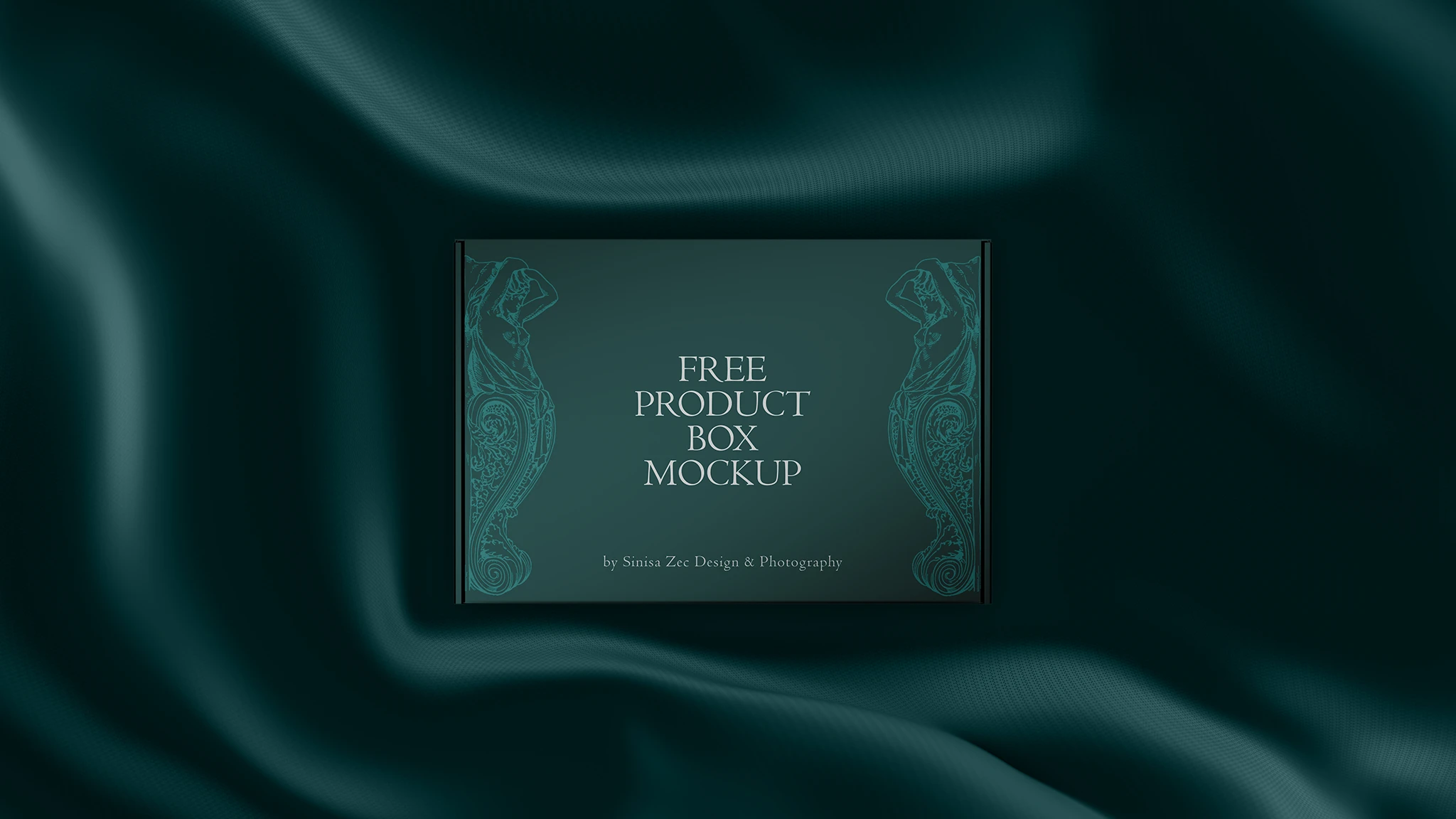 Elegant box Mockup Green