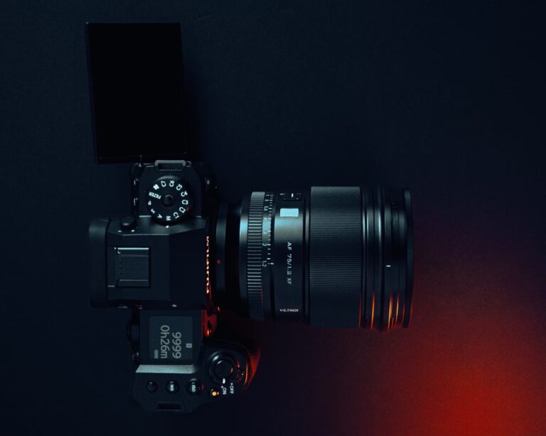 A Viltrox lens mounted on a Nikon Z-series mirrorless camera, representing the rumored third-party camera body.