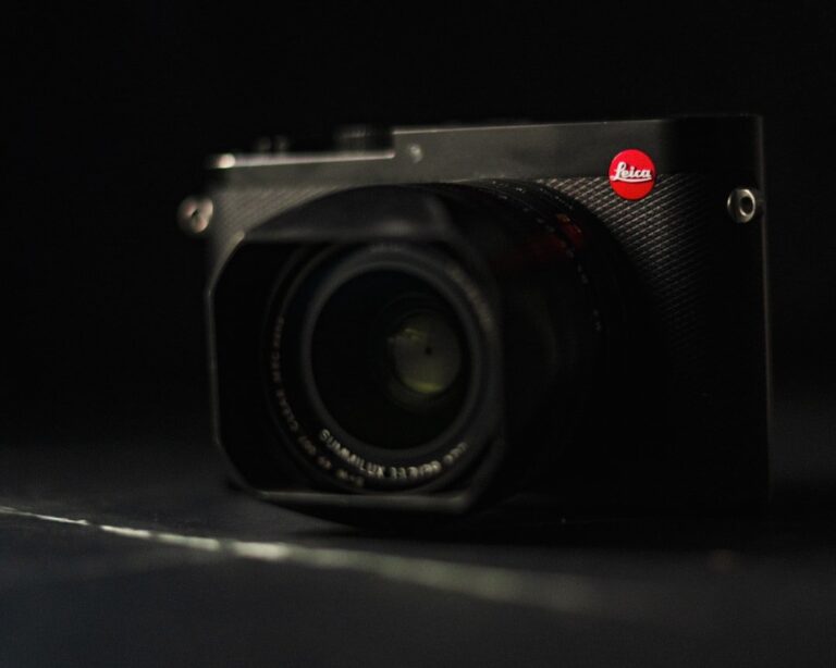 A studio product shot of the rumored Leica SL3-P camera body, showing its minimalist design without the red dot.